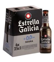 ESTRELLA DE GALICIA ALCOHOL 0.0 NEGRA